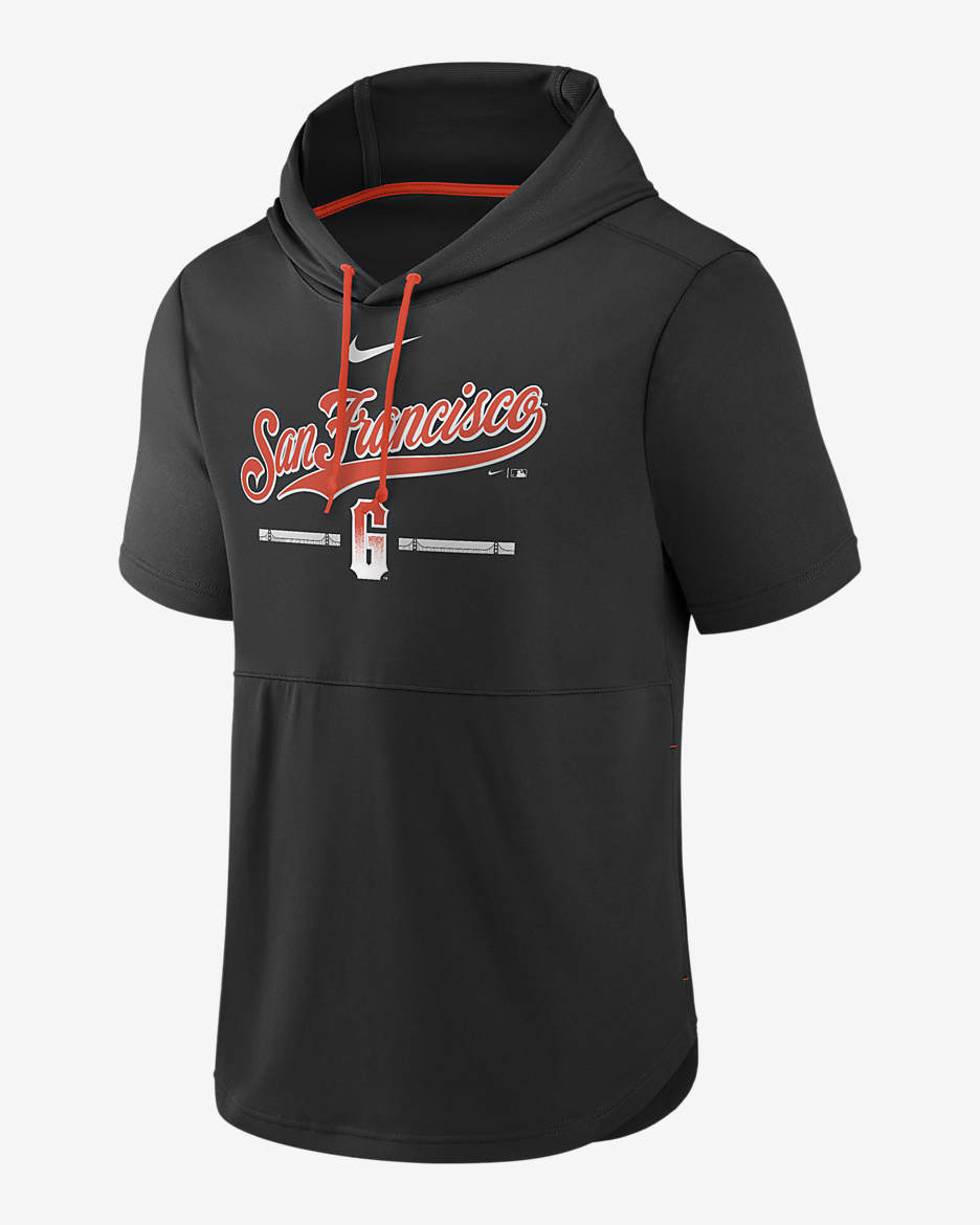 Nike City Connect MLB San Francisco Giants Men s Short Sleeve Pullover Hoodie. Nike